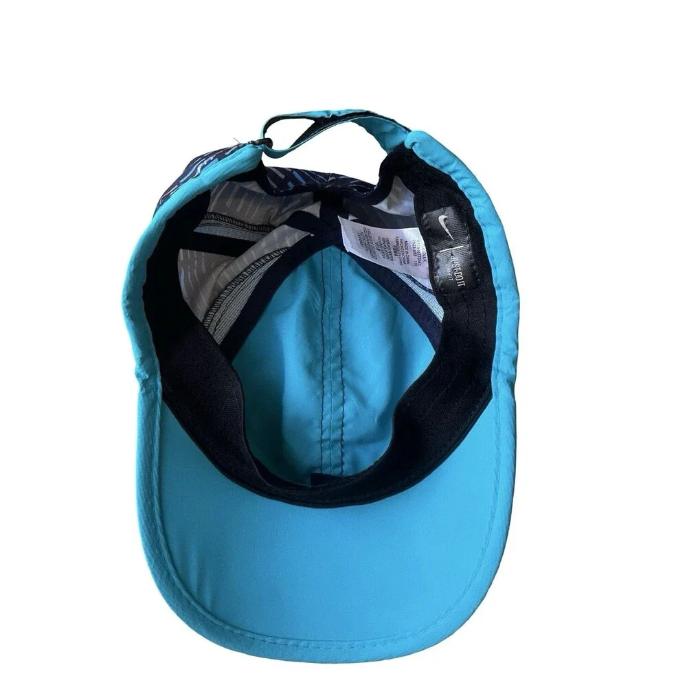 Nike Toddler Dri-FIT Hat Blue Adjustable Baseball Cap Swoosh Athletic 2T-4T